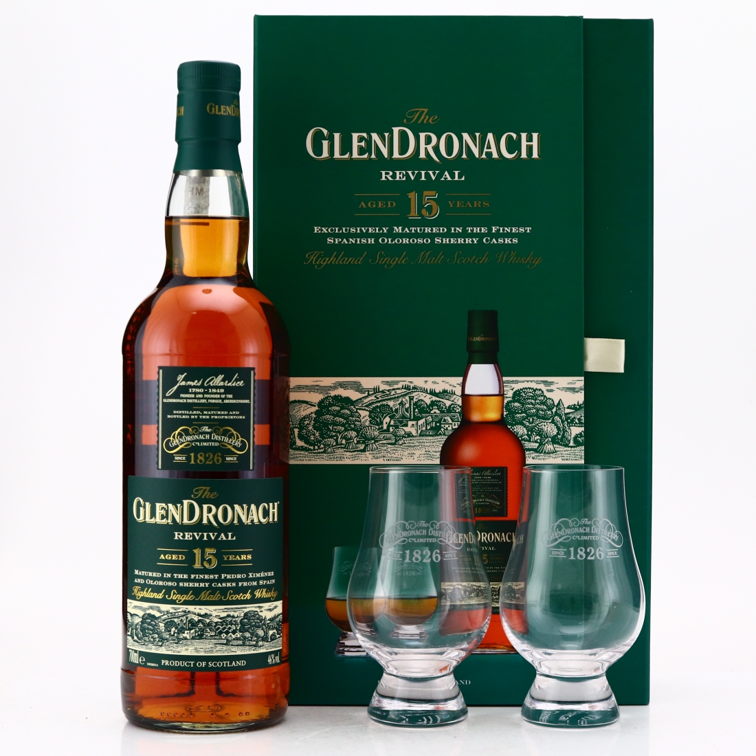 Glendronach 15 Year Old Revival Gift Pack