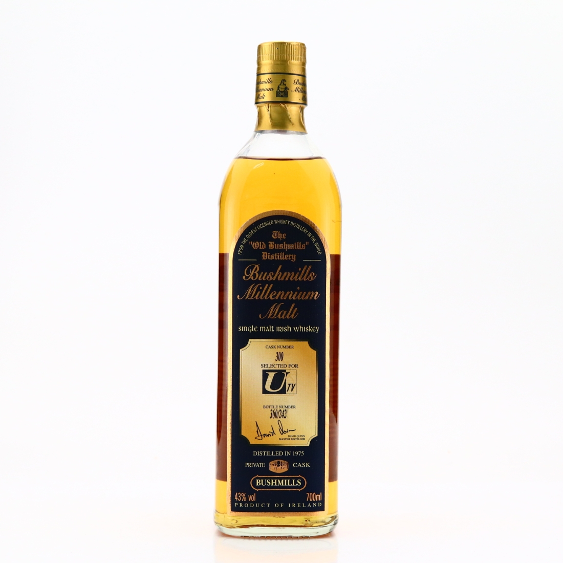 Bushmills 1975 Millennium Malt Single Cask #300 / UTV