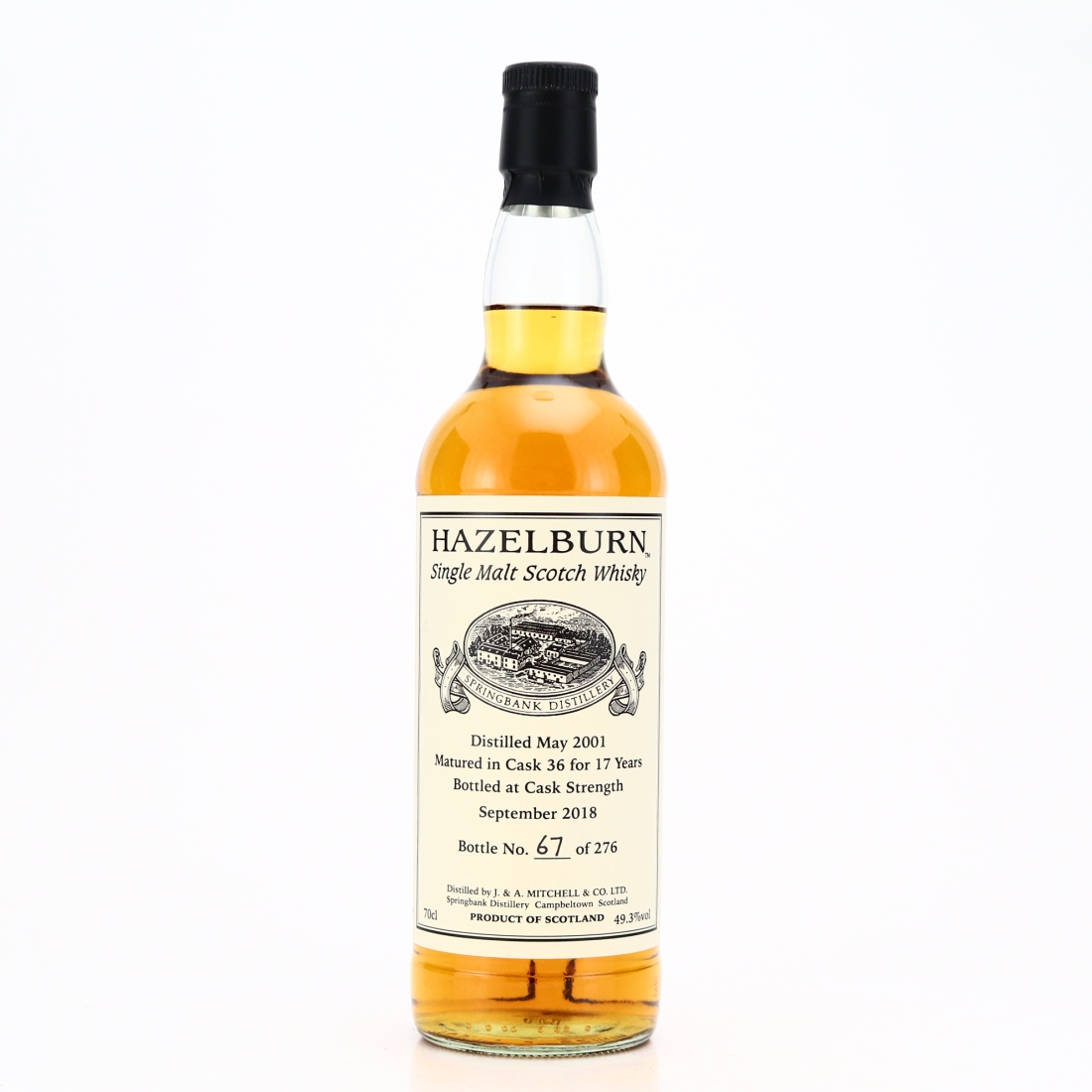Hazelburn 2001 Single Cask 17 Year Old #36