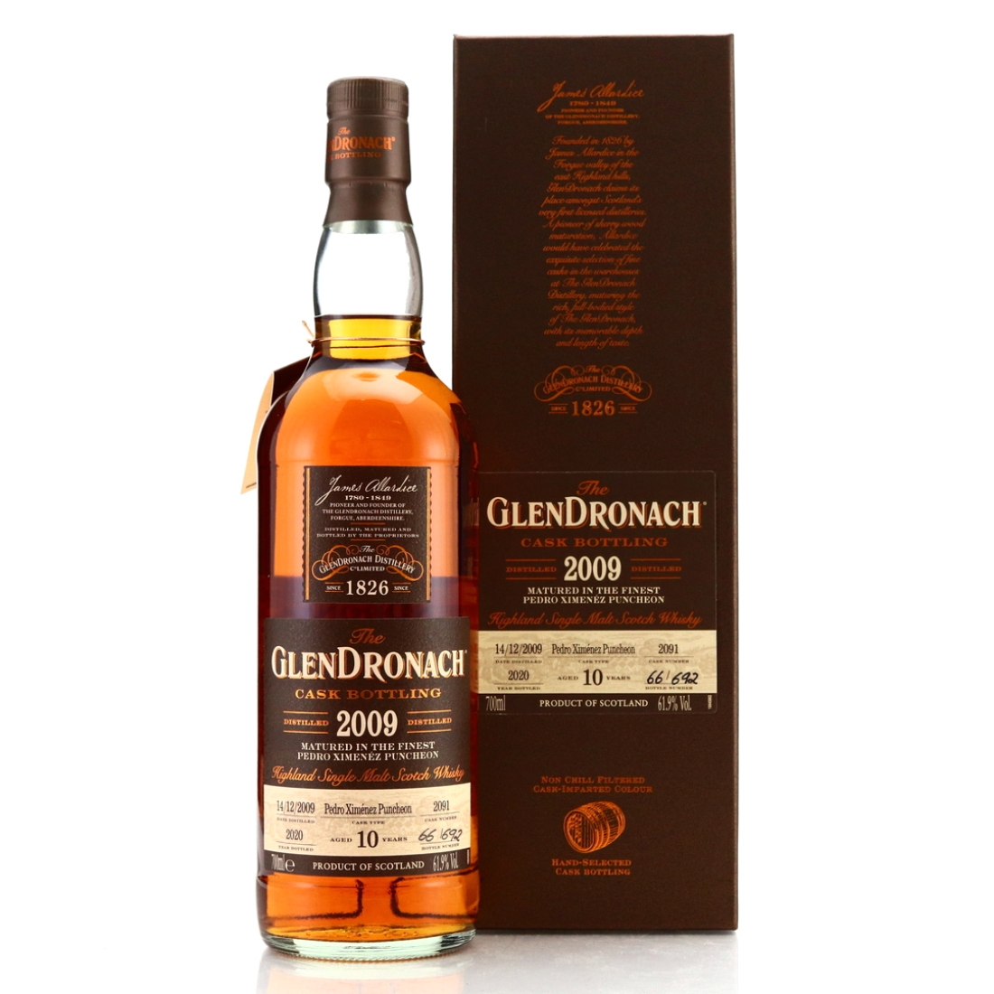 Glendronach 2009 Single PX Cask 10 Year Old #2091 / Batch 12