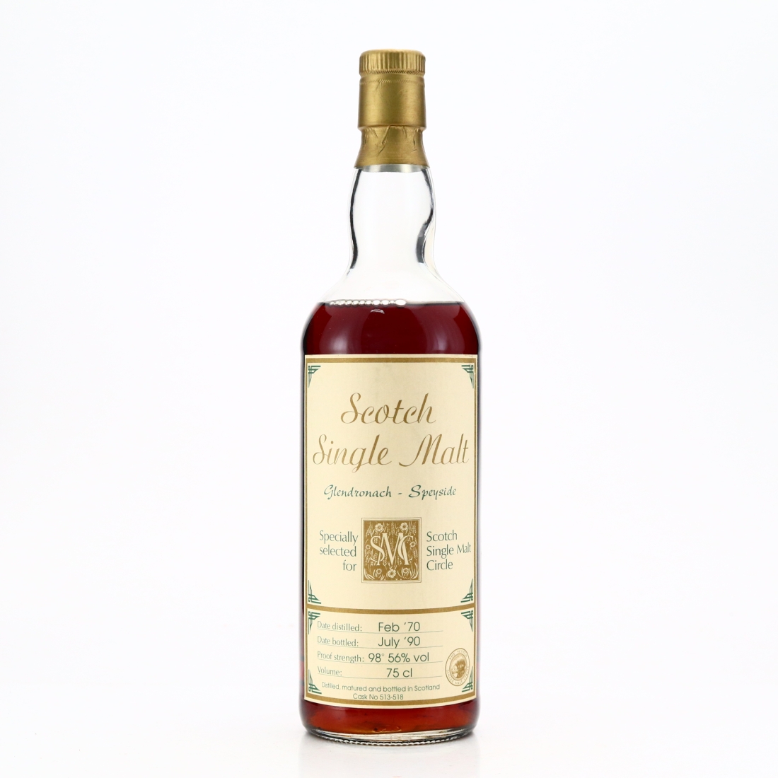 Glendronach 1970 Scotch Single Malt Circle