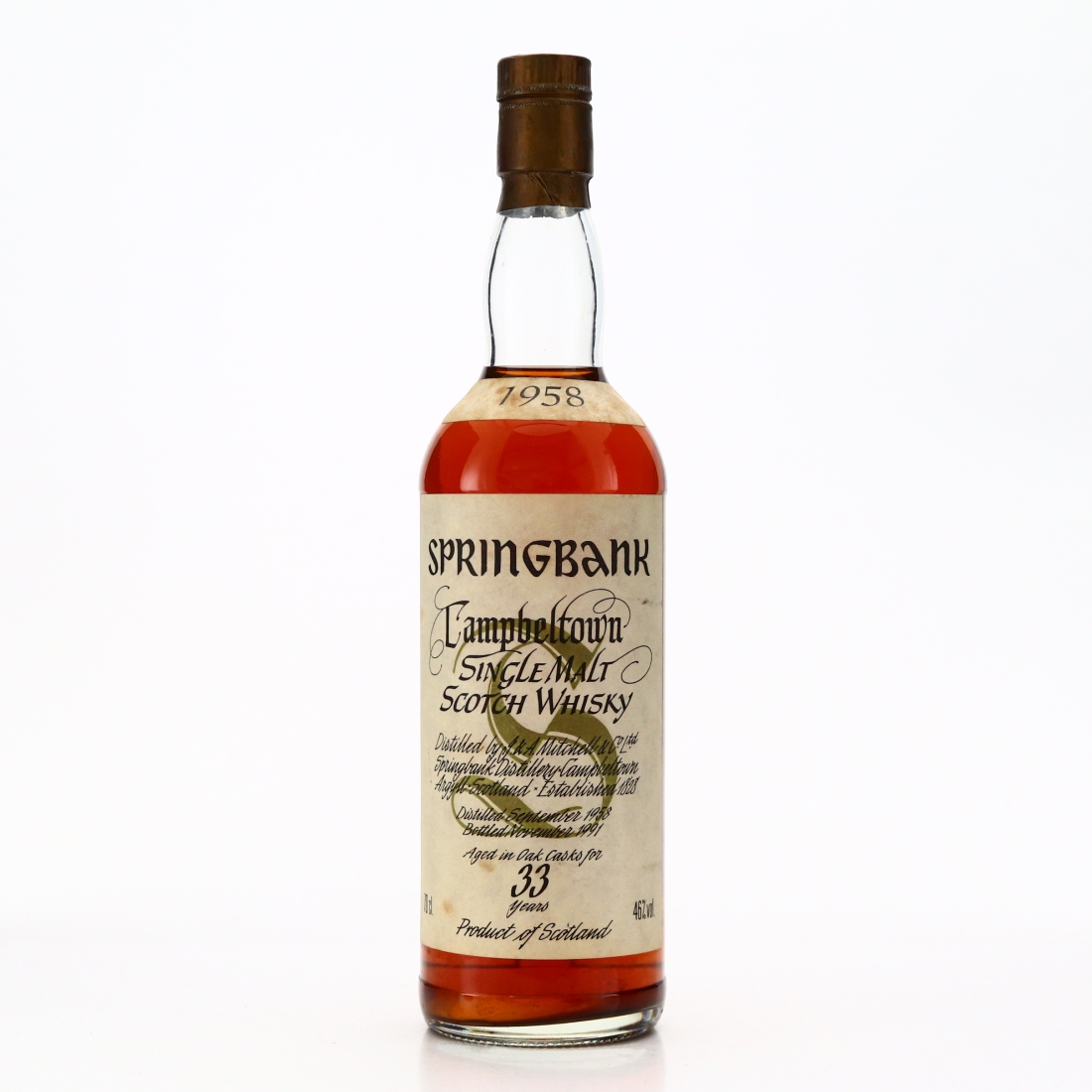 Springbank 1958 33 Year Old
