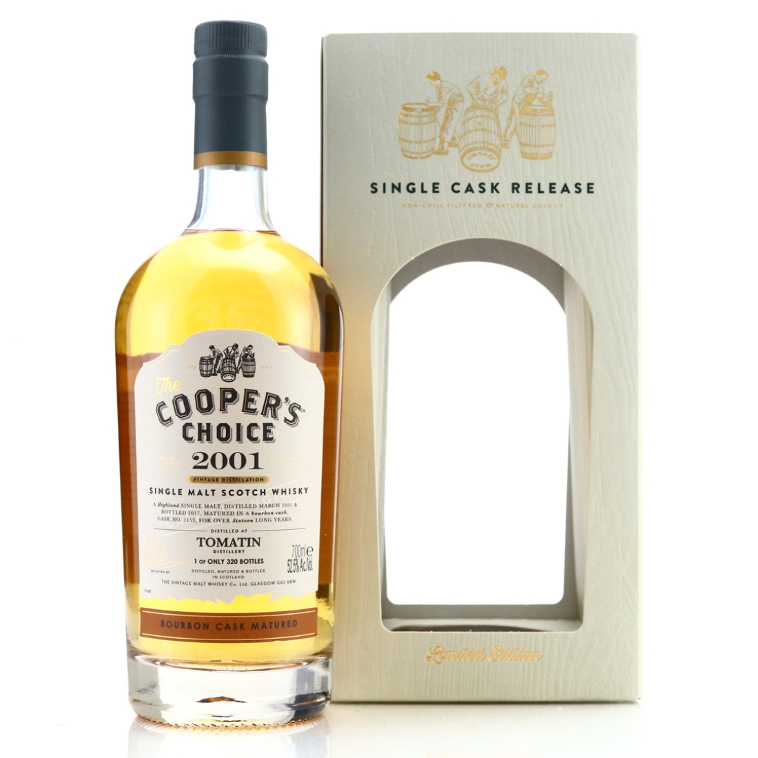 Tomatin 2001 Cooper's Choice 16 Year Old