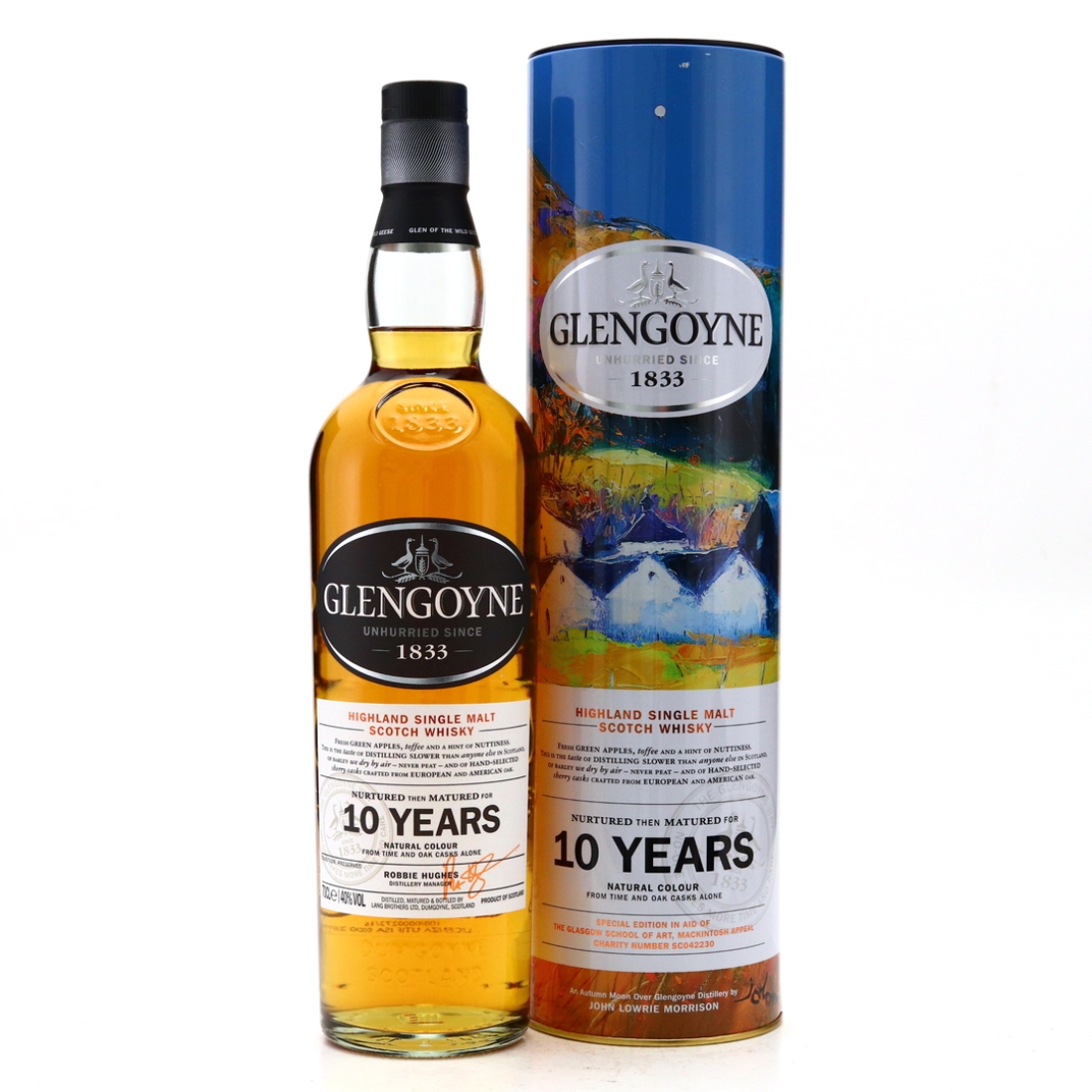 Glengoyne 10 Year Old / Glasgow School of Art Mackintosh Appeal