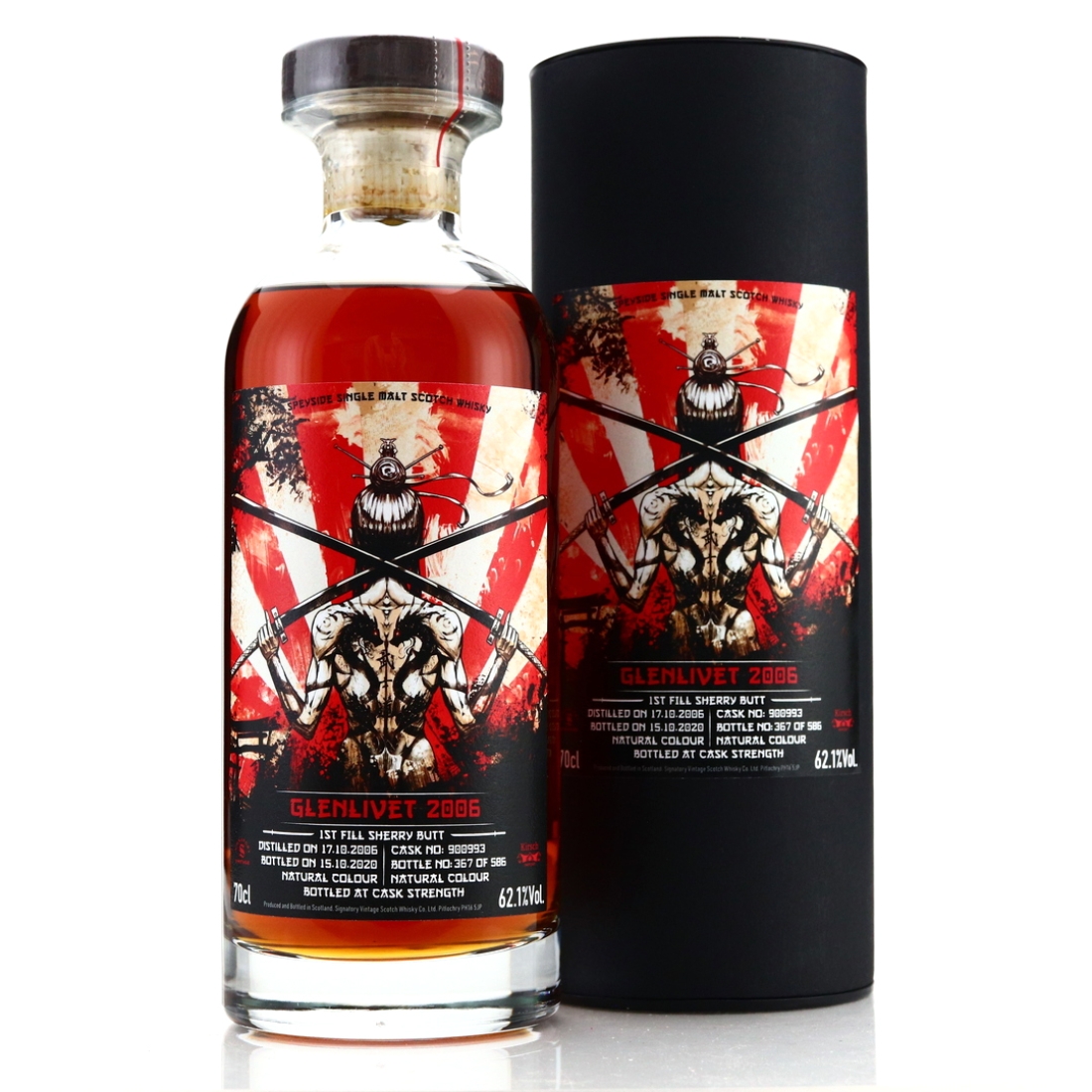 Glenlivet 2006 Signatory Vintage Sherry Butt / Kirsch Whisky