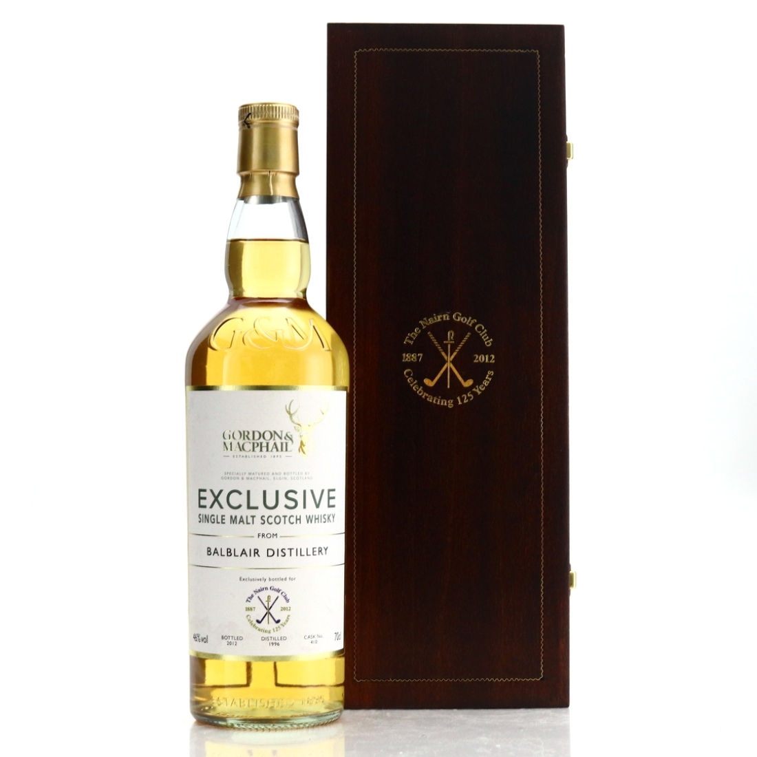 Balblair 1996 Gordon and MacPhail Single Cask #410 / Nairn Golf Club 125th - Highland Hospice Charity Lot