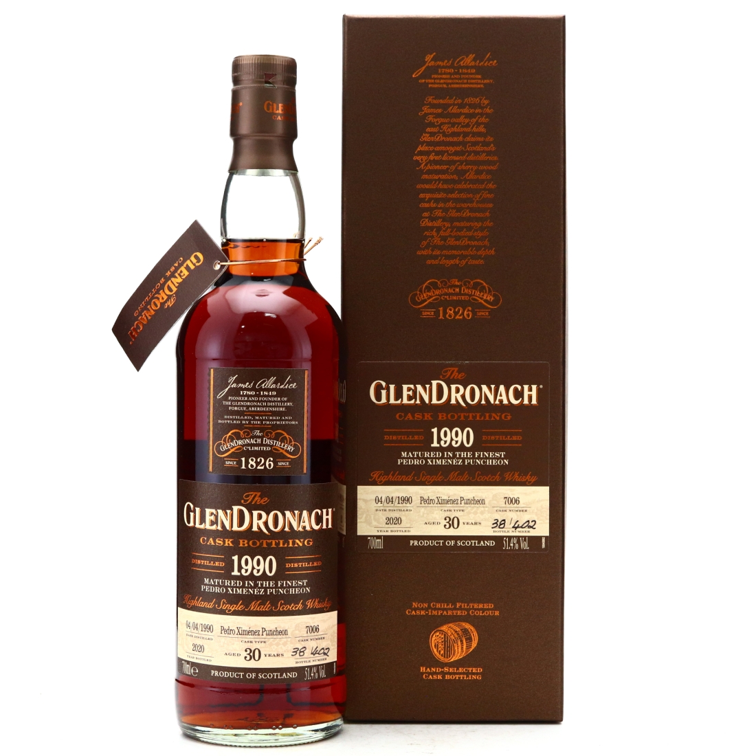 Glendronach 1990 Single PX Cask 30 Year Old #1006