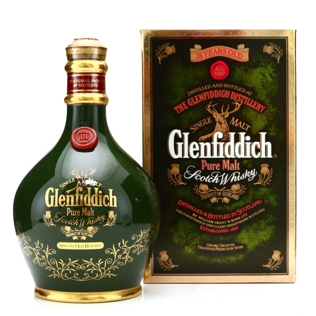 Glenfiddich 18 Year Old Special Old Reserve Decanter