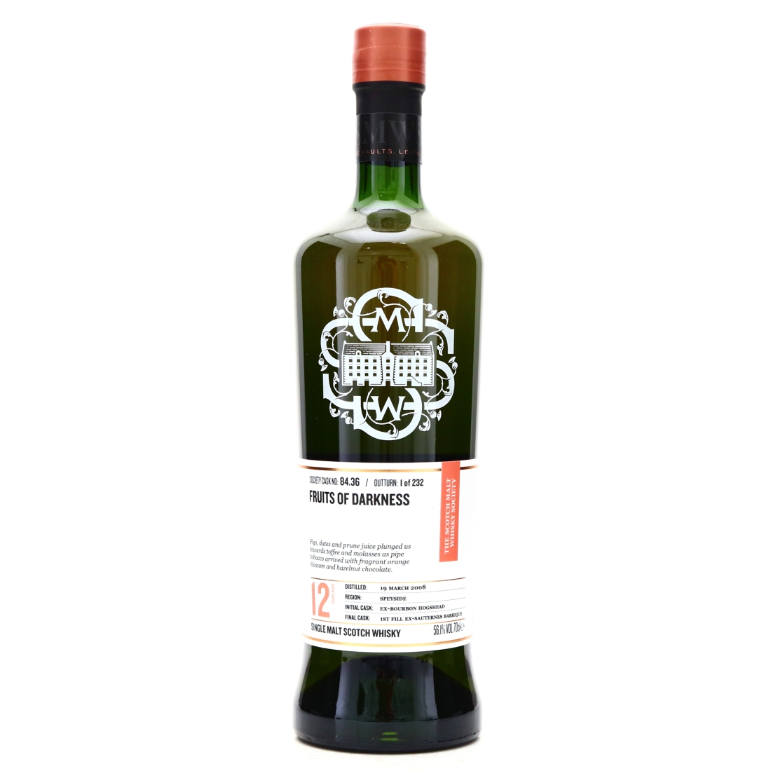 Glendullan 2008 SMWS 12 Year Old 84.36