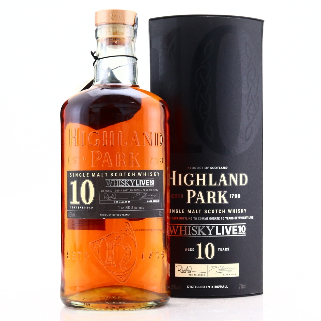 Highland Park 1999 WhiskyLive 10 Year Old