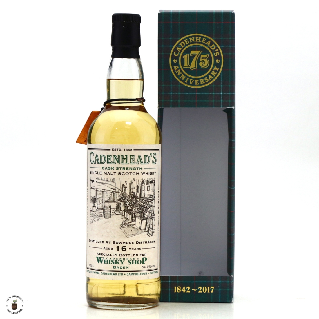 Bowmore 2001 Cadenhead's 16 Year Old / Baden Shop