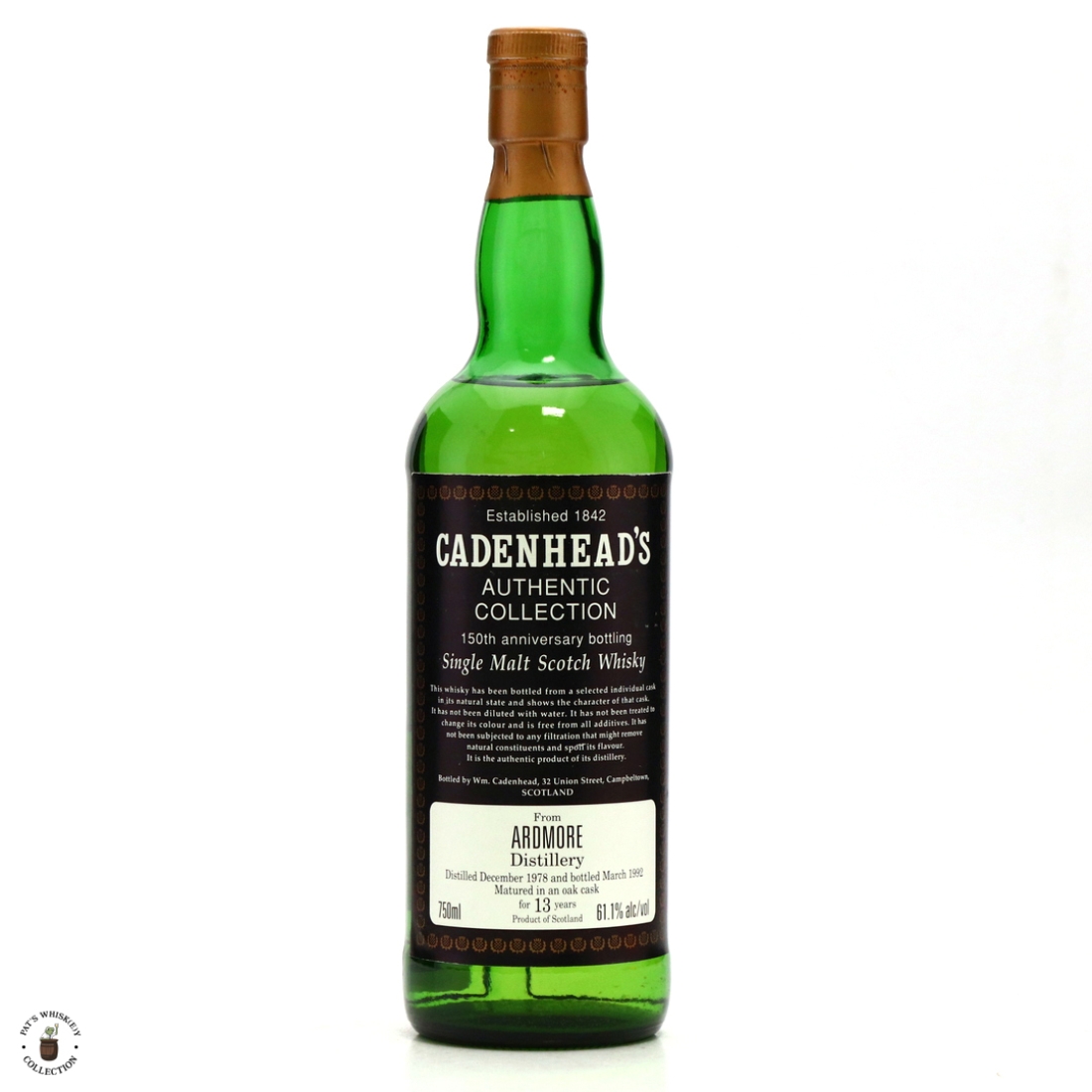Ardmore 1978 Cadenhead's 13 Year Old 75cl / 150th Anniversary