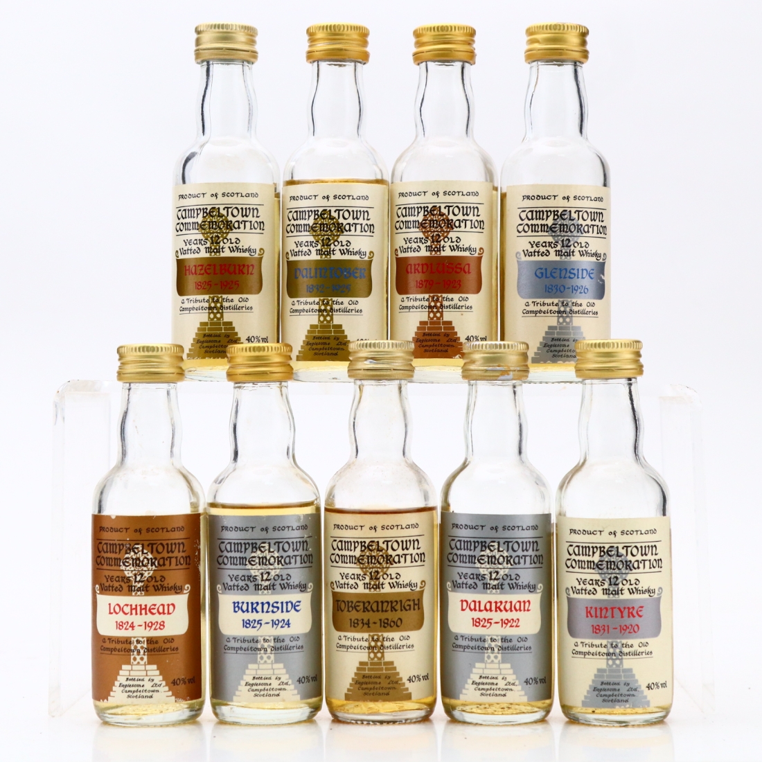 Campbeltown Commemoration Miniature x 9
