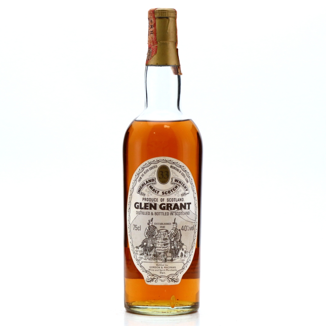 Glen Grant 33 Year Old Gordon and MacPhail 