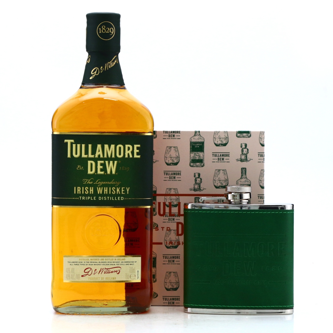 Tullamore Dew with Hip-Flask