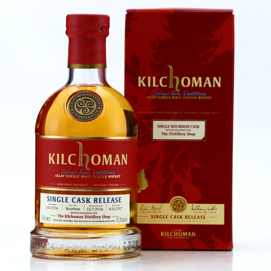 Kilchoman 2008 Single Bourbon Cask #131 / The Kilchoman Distillery Shop