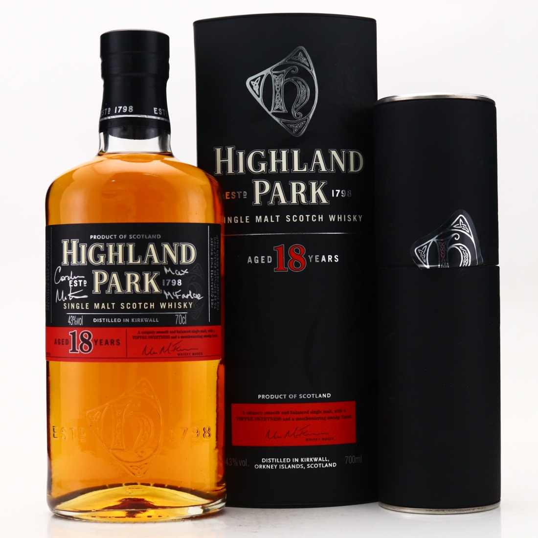 Highland Park 18 Year Old / Signed Last Batch with Certificate