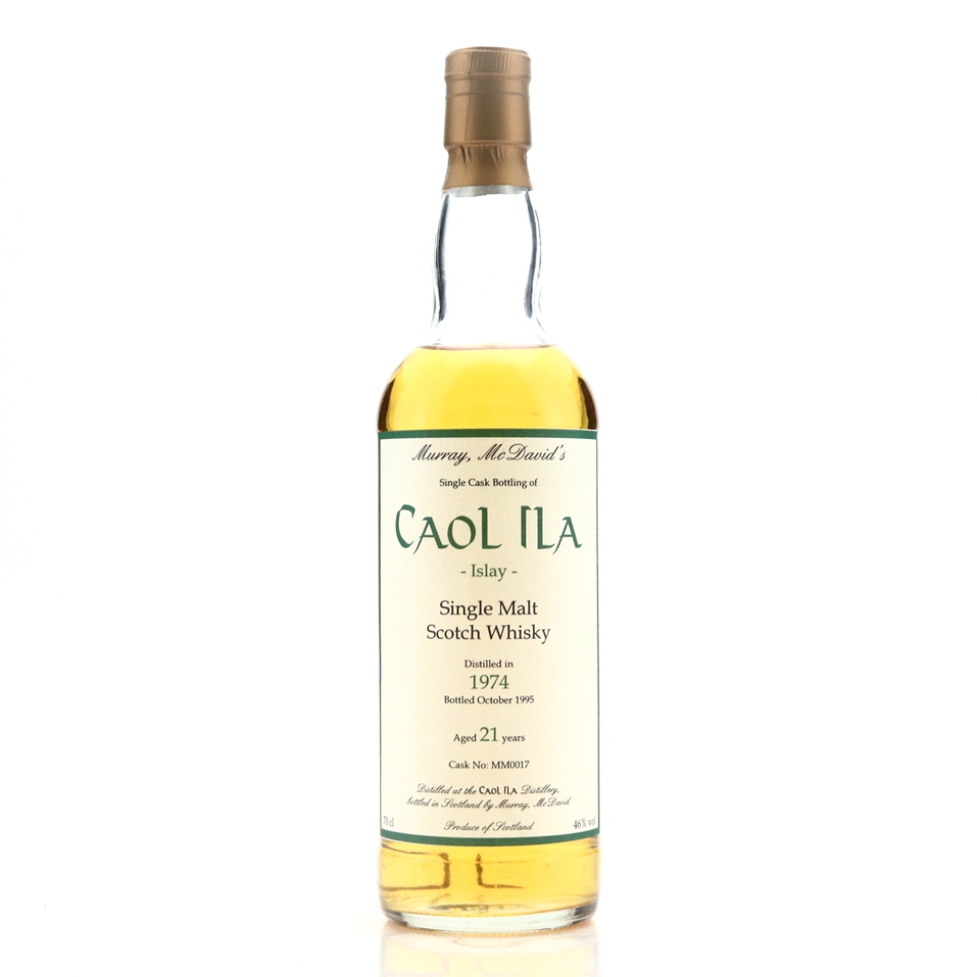 Caol Ila 1974 Murray McDavid 21 Year Old