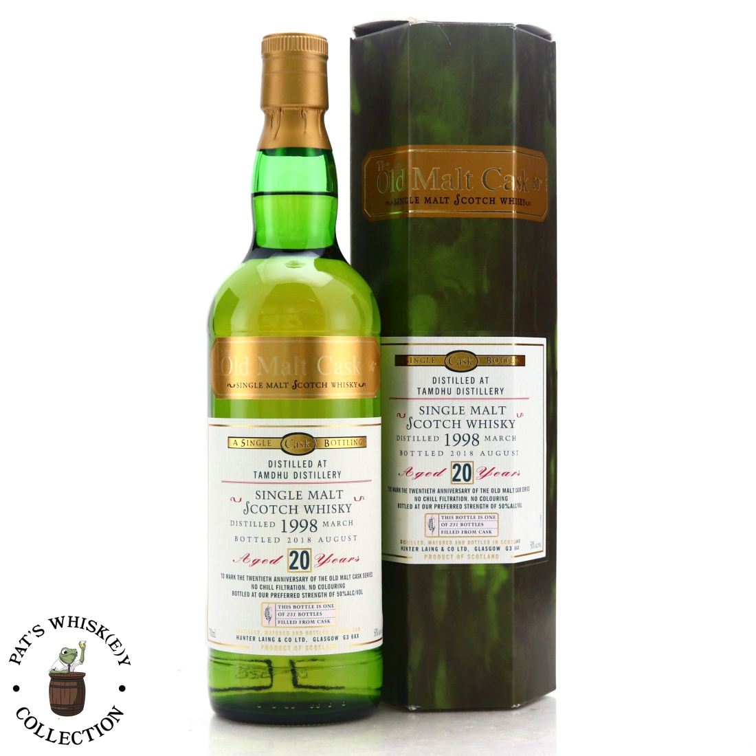 Tamdhu 1998 Hunter Laing 20 Year Old / Old Malt Cask 20th Anniversary