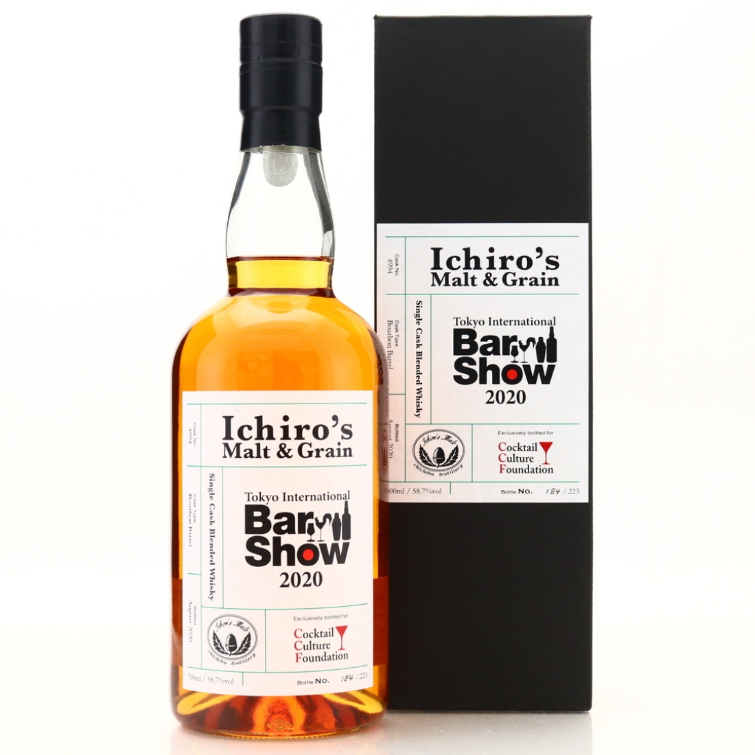 Ichiro's Malt & Grain Single Cask #4994 / Bar Show 2020