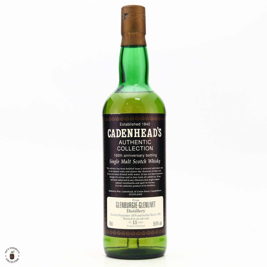 Glenburgie 1978 Cadenhead's 13 Year Old / 150th Anniversary