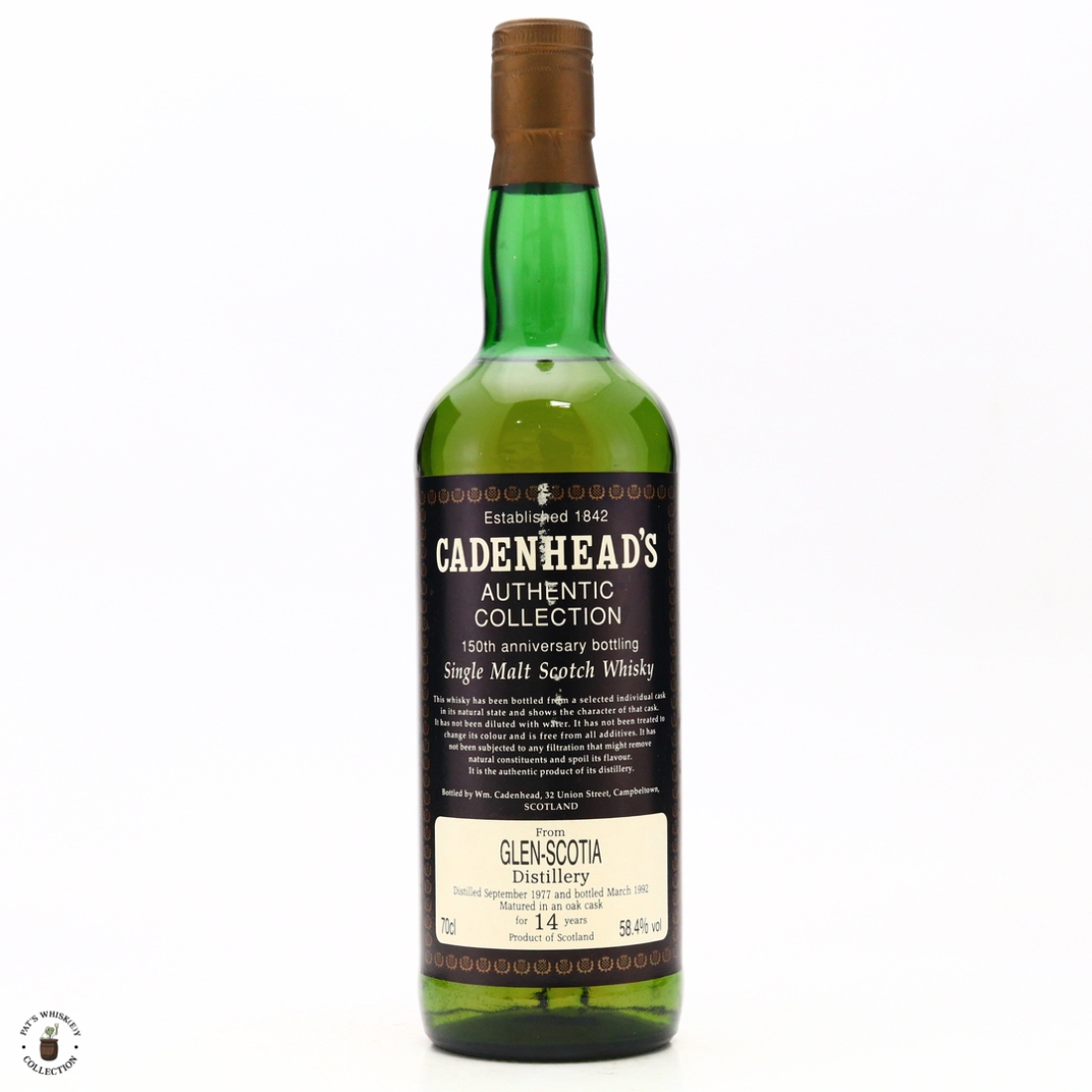 Glen Scotia 1977 Cadenhead's 14 Year Old / 150th Anniversary