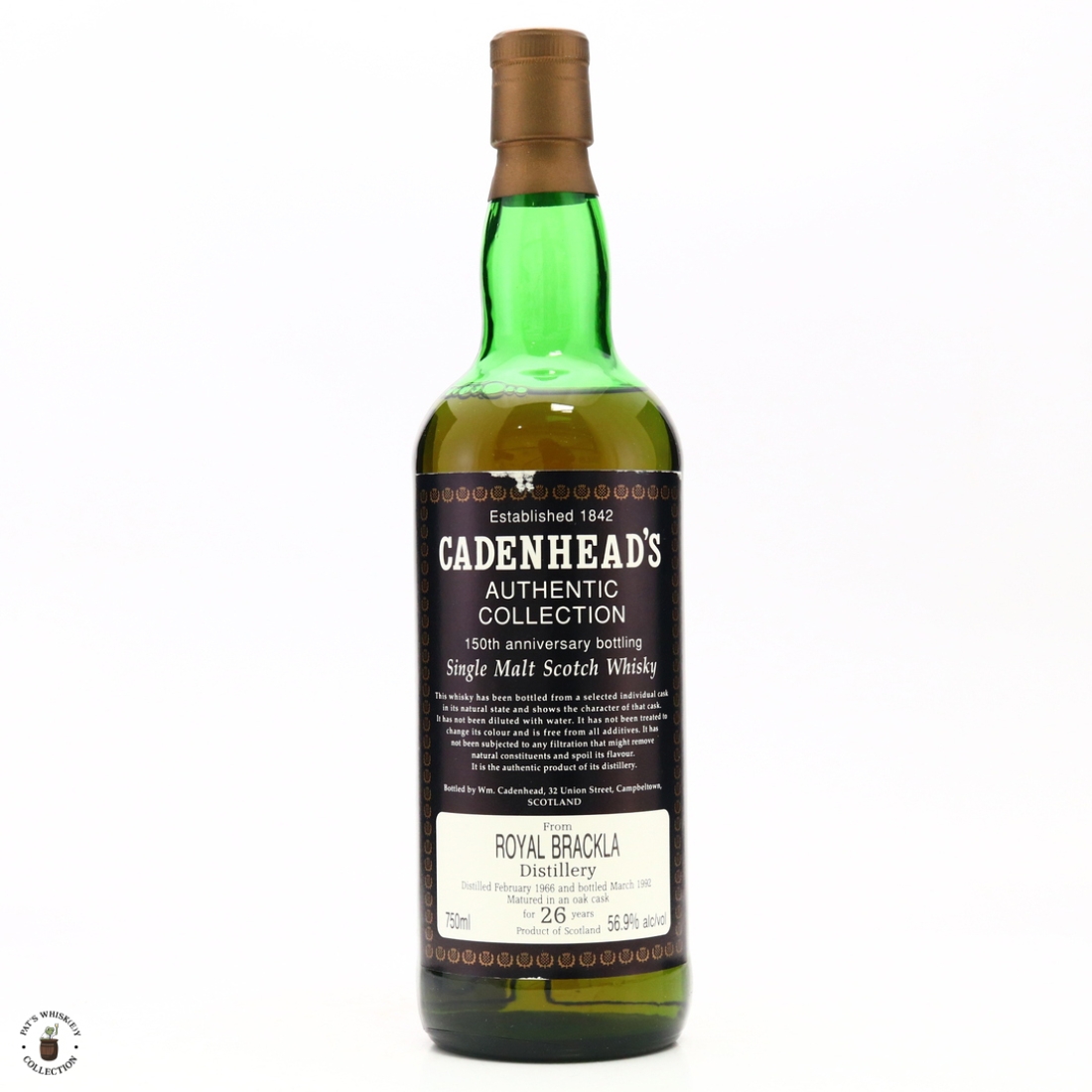 Royal Brackla 1966 Cadenhead's 26 Year Old 75cl / 150th Anniversary