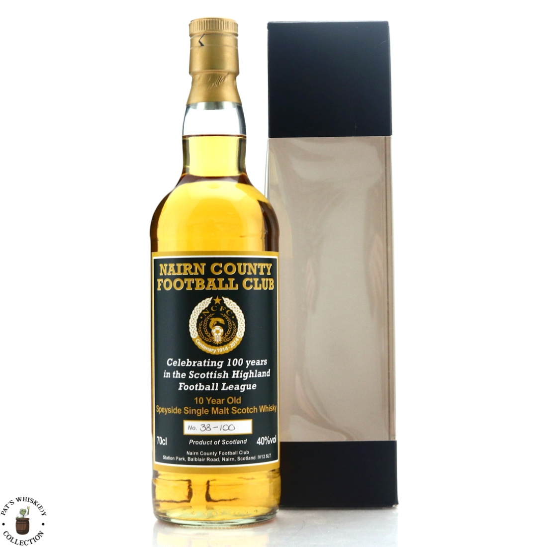 Speyside Single Malt 10 Year Old / Nairn County Football Club 100 Years