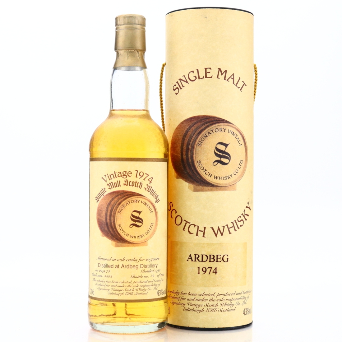 Ardbeg 1974 Signatory Vintage 20 Year Old