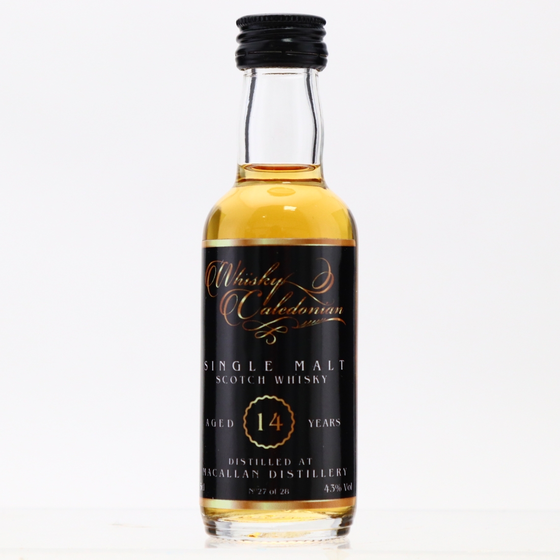Macallan 14 Year Old Whisky Caledonian Miniature