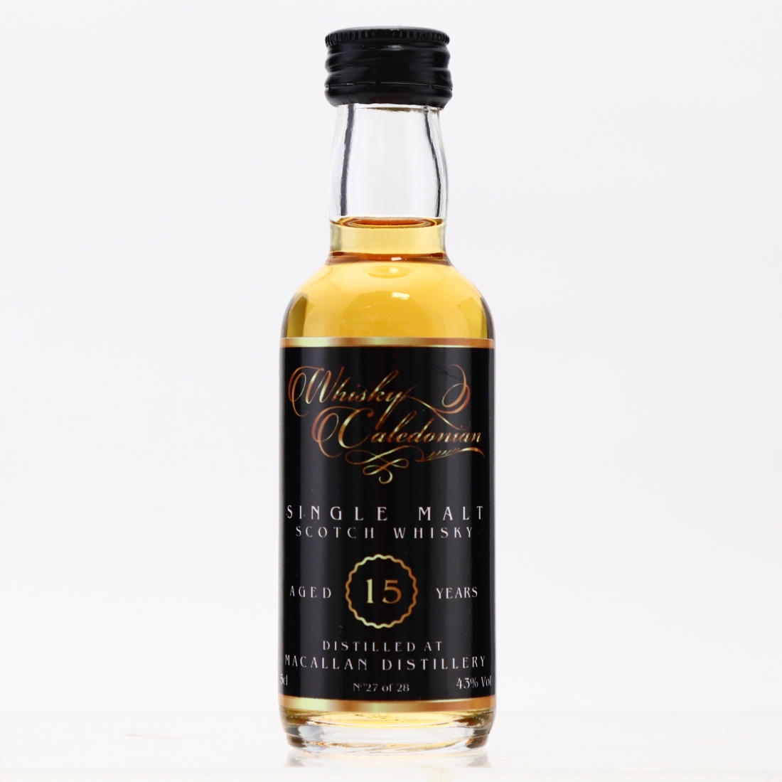 Macallan 15 Year Old Whisky Caledonian Miniature