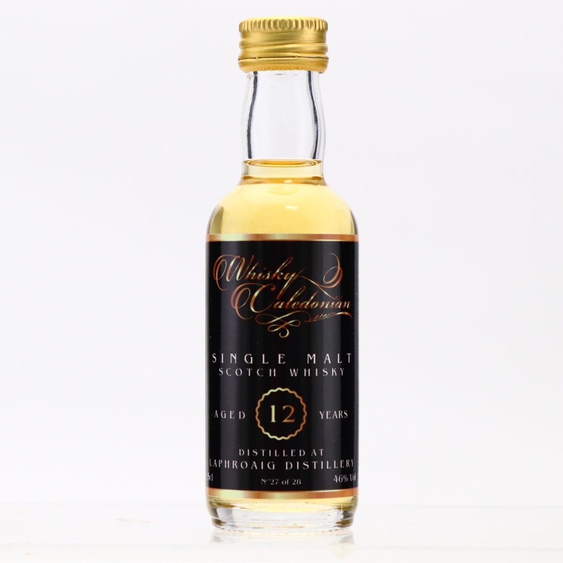 Laphroaig 12 Year Old Whisky Caledonian Miniature