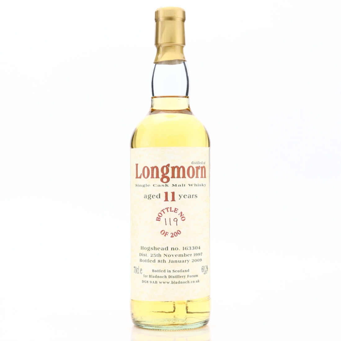 Longmorn 1997 Bladnoch Forum 11 Year Old