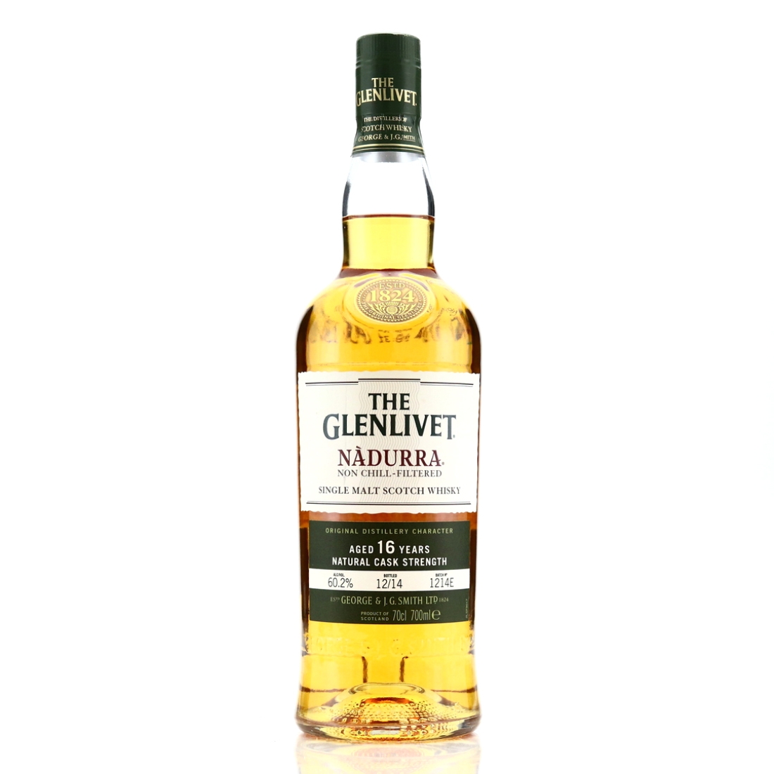 Glenlivet 16 Year Old Nàdurra Cask Strength Batch #1214E