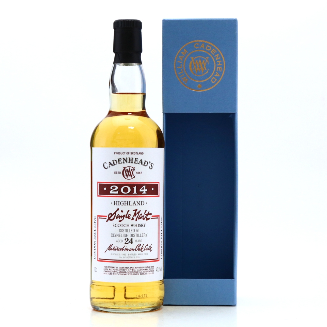 Clynelish 1990 Cadenhead's 24 Year Old