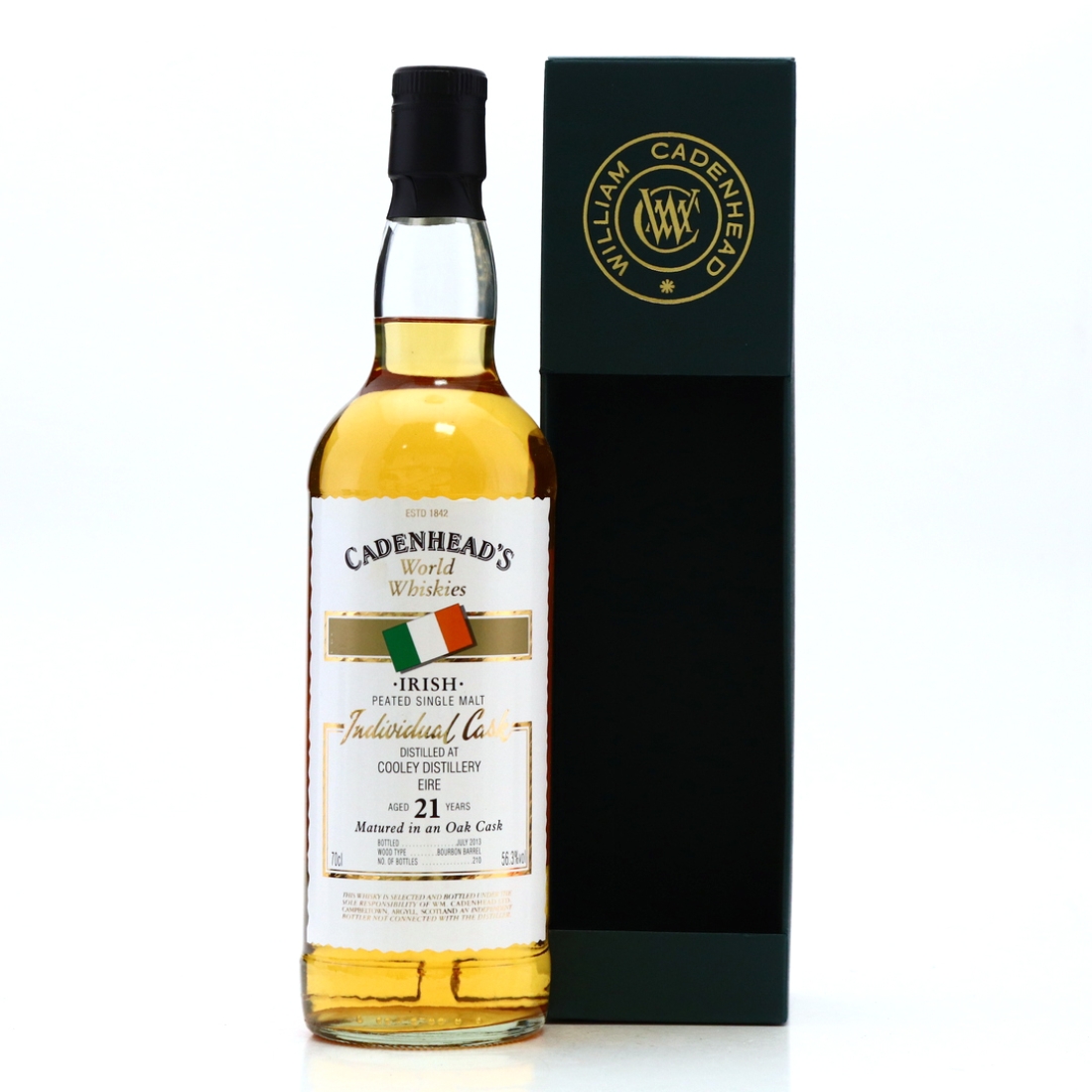 Cooley 21 Year Old Cadenhead's World Whiskies Peated