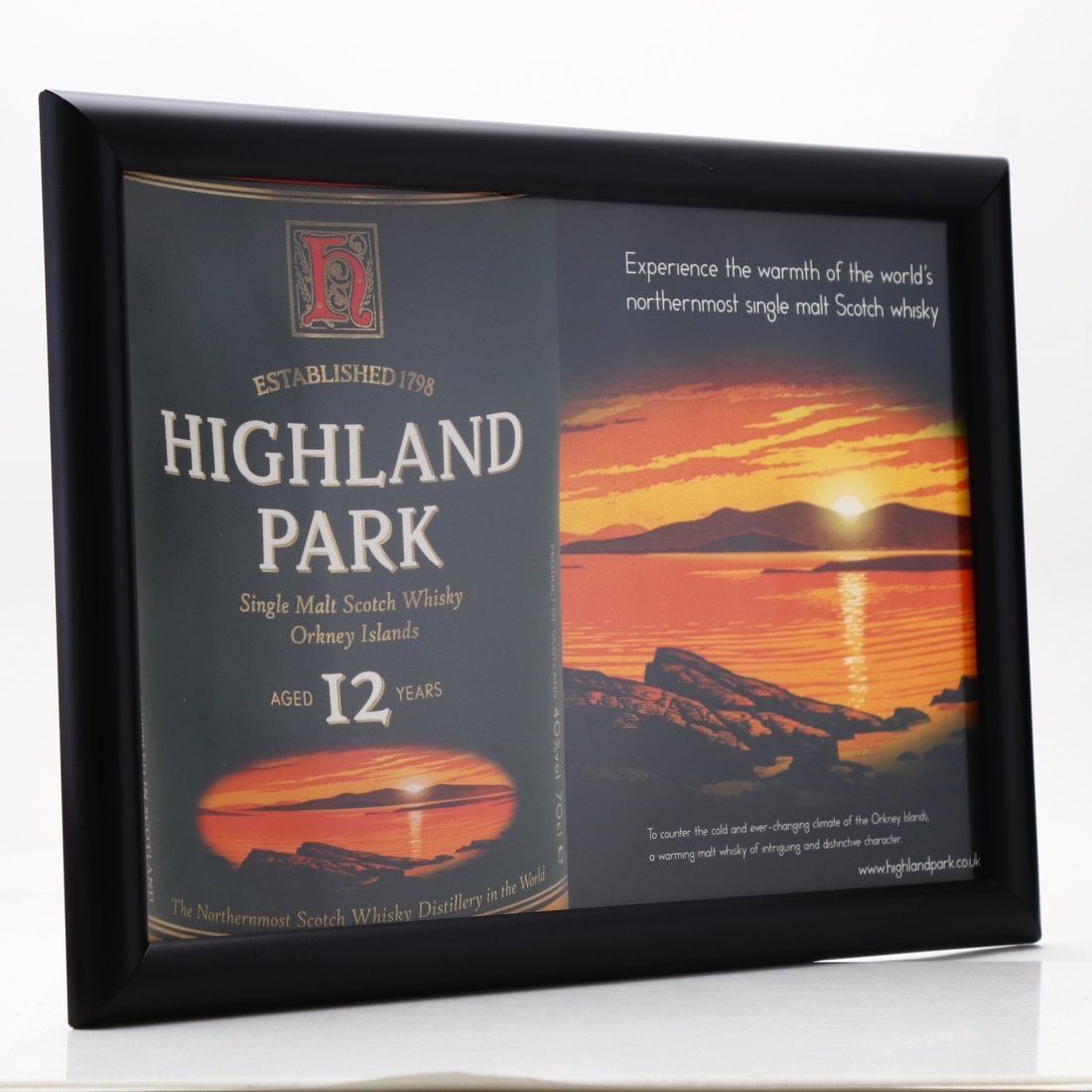 Highland Park Framed Advertisement