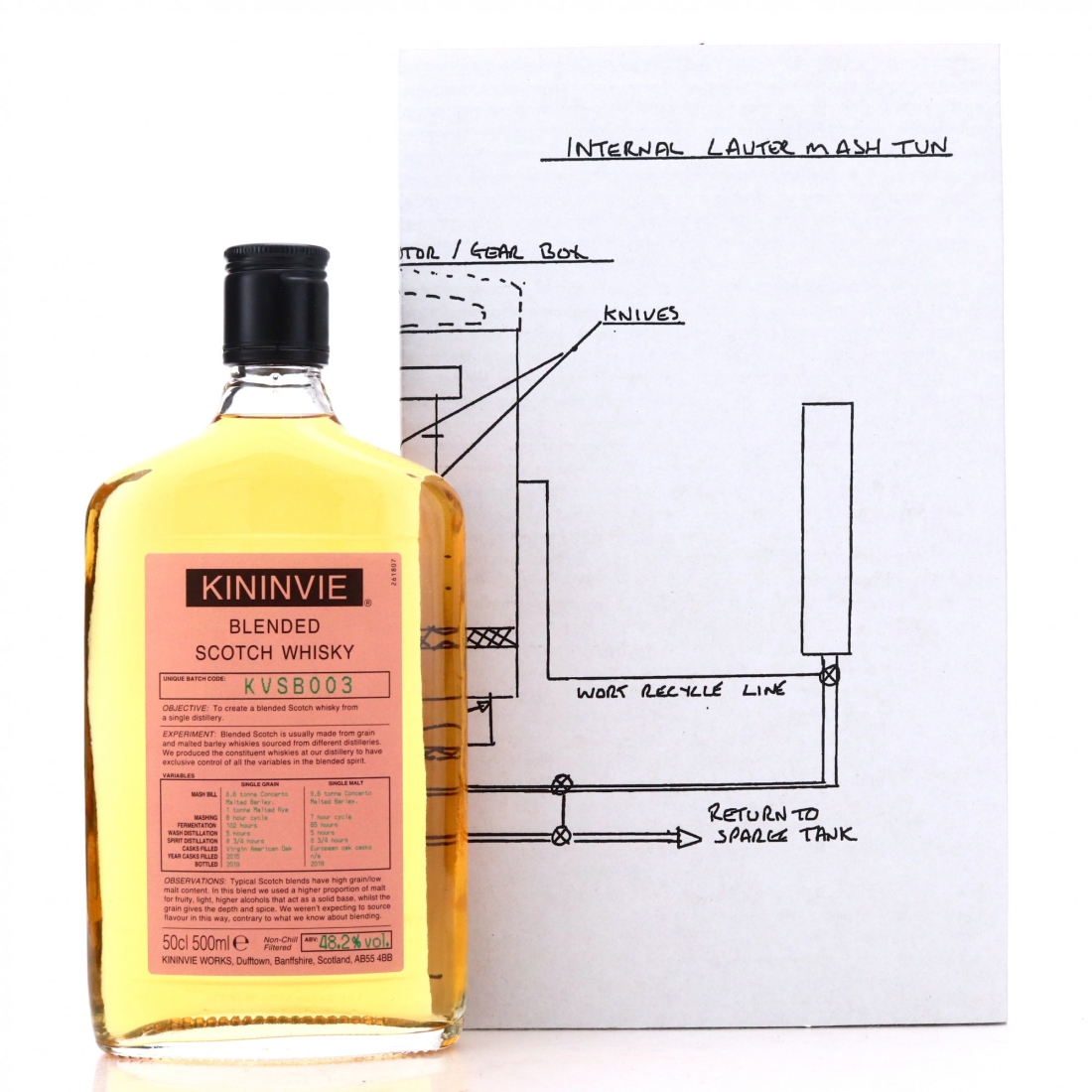 Kininvie Works Blended Whisky 50cl
