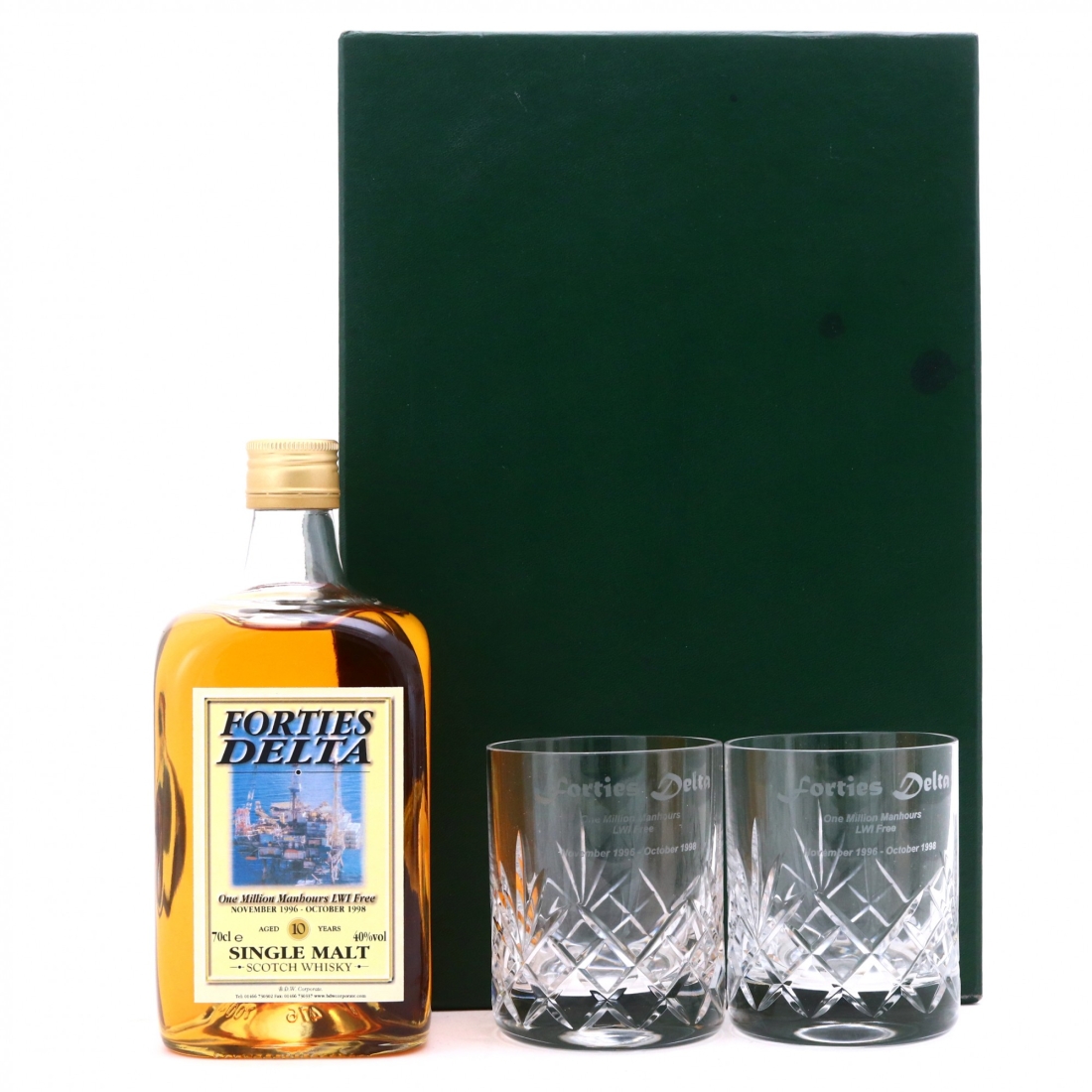Bennachie 10 Year Old Forties Alpha One Million Manhours and Two Years LWI Free Gift Pack