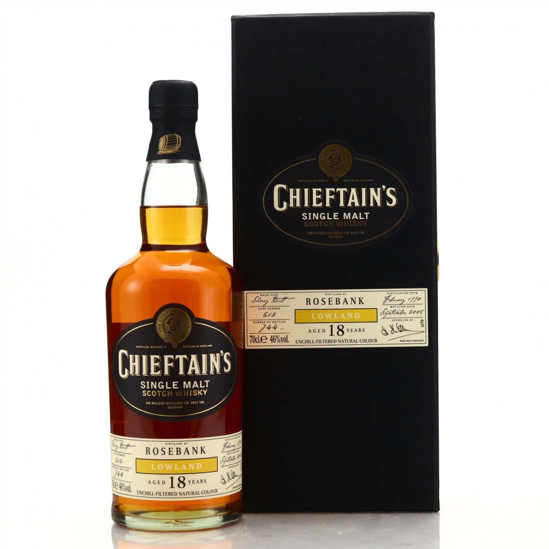 Rosebank 1990 Chieftain's 18 Year Old