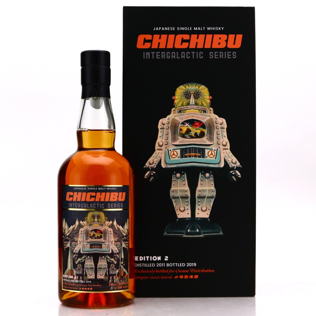 Chichibu 2011 Single Belgian Stout Cask #4549 / Intergalactic Edition 2 - with T Shirt & Tote Bag
