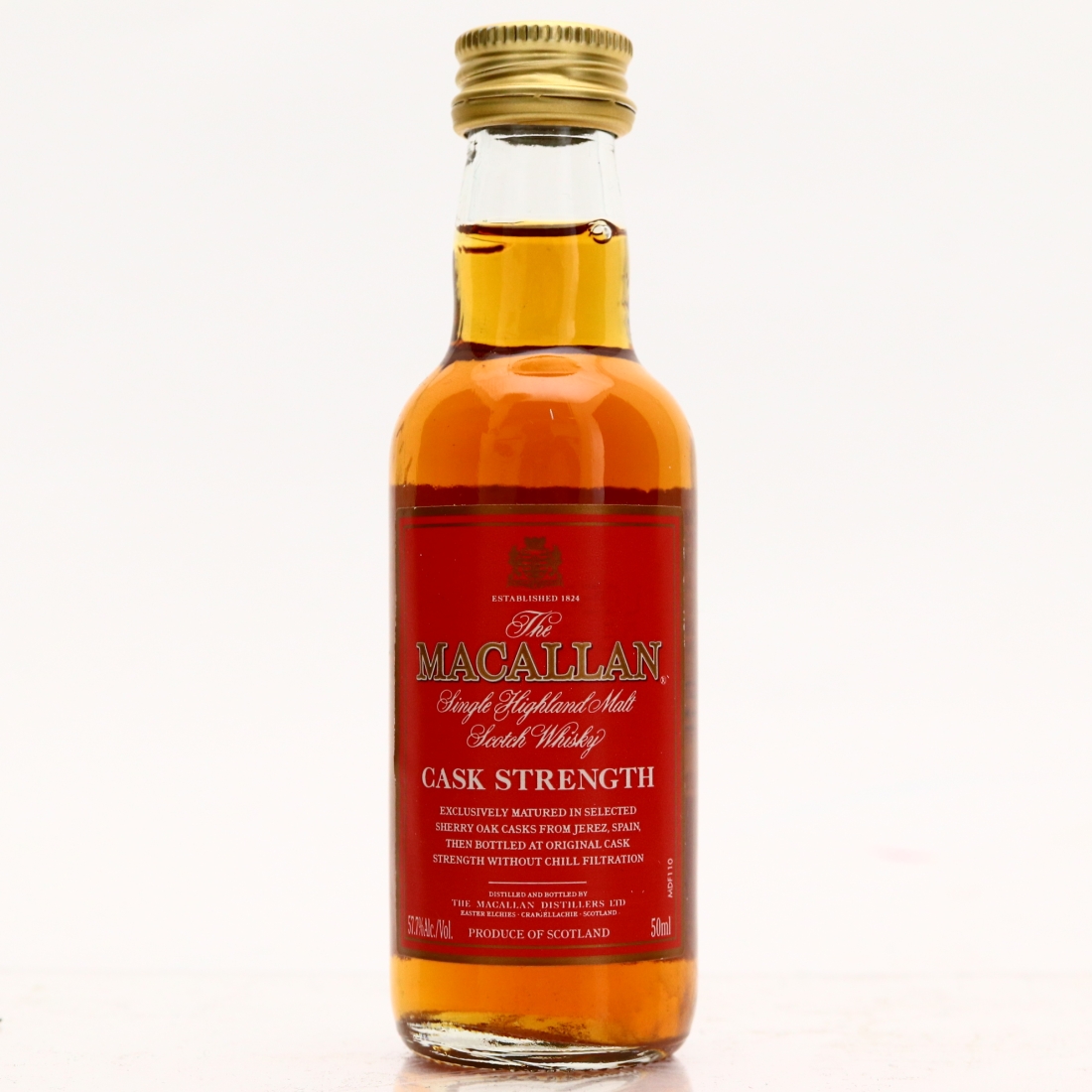Macallan Cask Strength Miniature / US Import