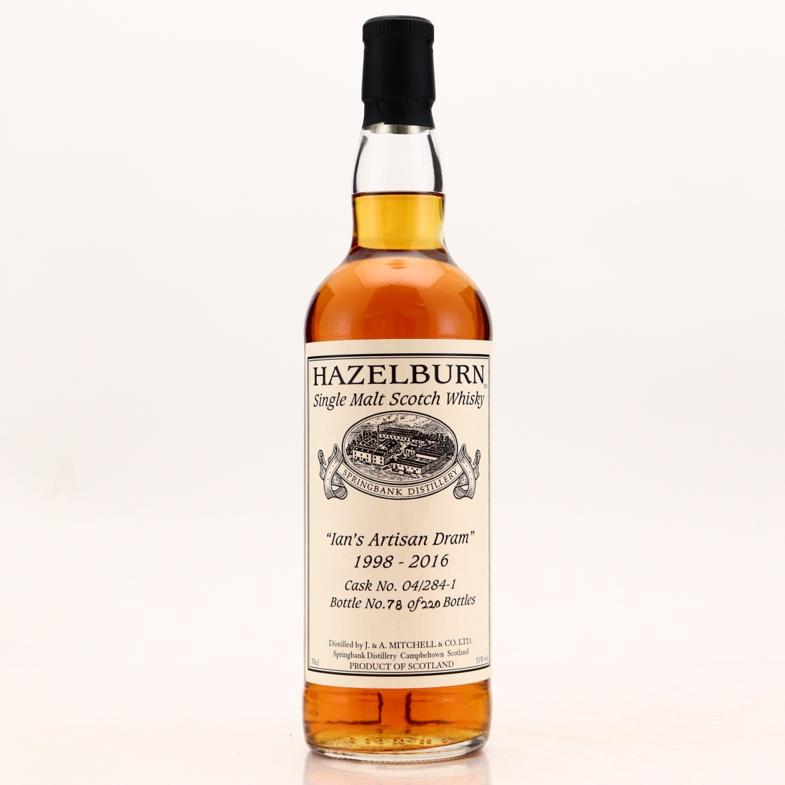Hazelburn 1998 Single Cask 18 Year Old / Ian's Artisan Dram