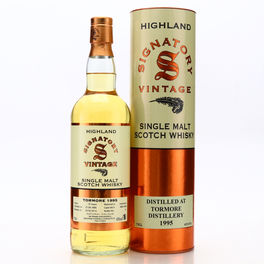 Tormore 1995 Signatory Vintage 19 Year Old