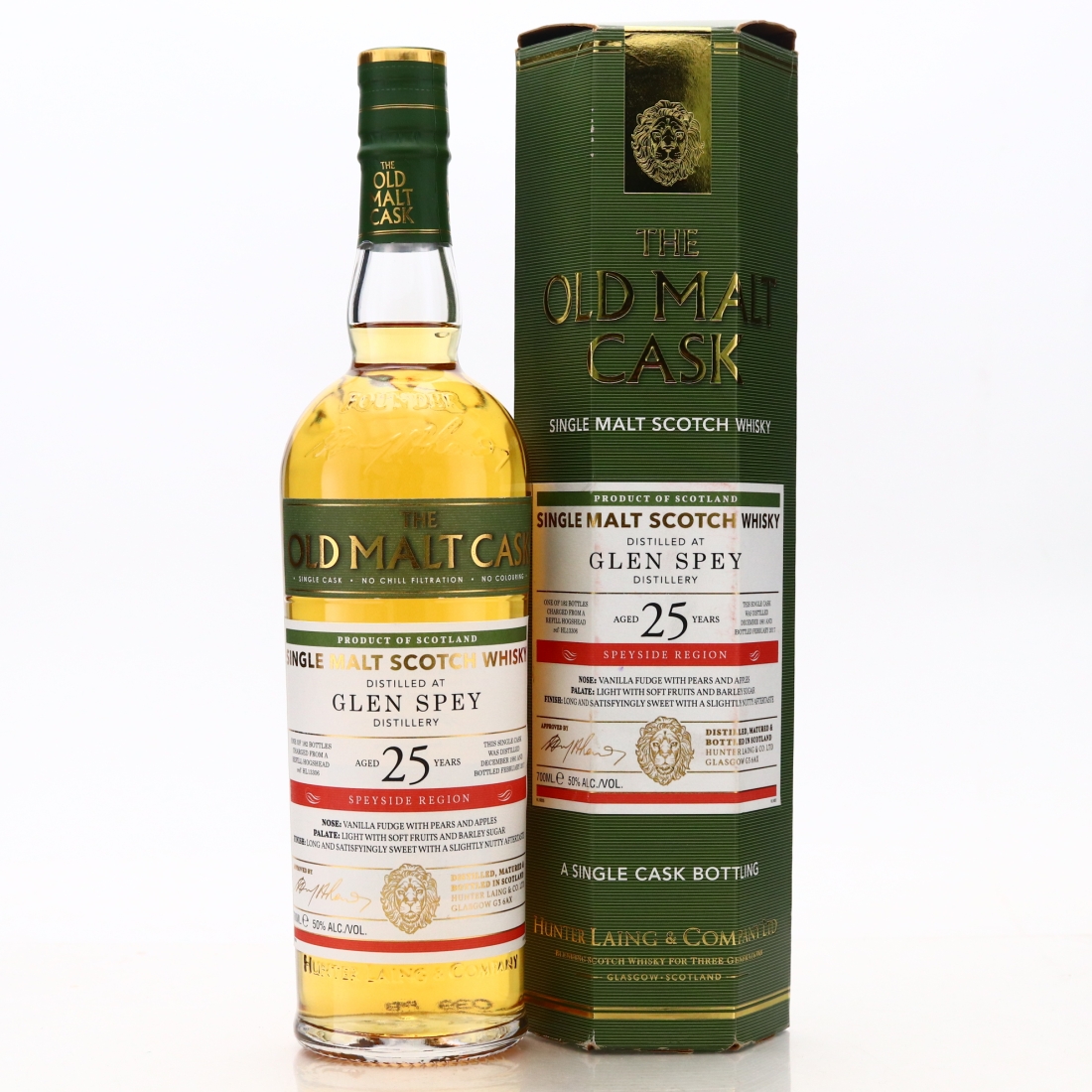 Glen Spey 1991 Hunter Laing 25 Year Old