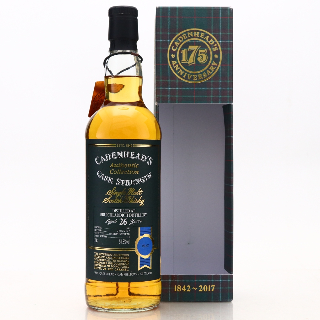 Bruichladdich 1991 Cadenhead's 26 Year Old