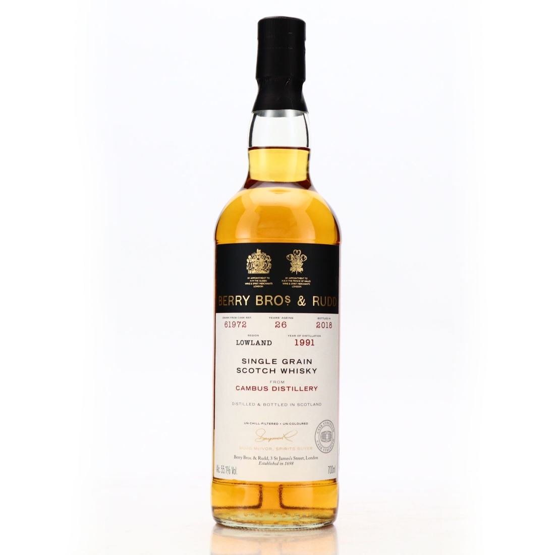 Cambus 1991 Berry Brothers and Rudd 26 Year Old