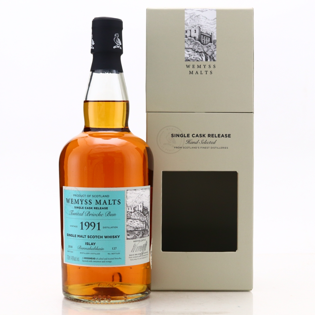 Bunnahabhain 1991 Wemyss Malts / Toasted Brioche Bun