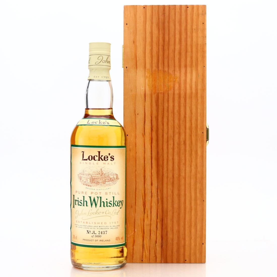 Locke's Pure Pot Still Single Malt Irish Whiskey