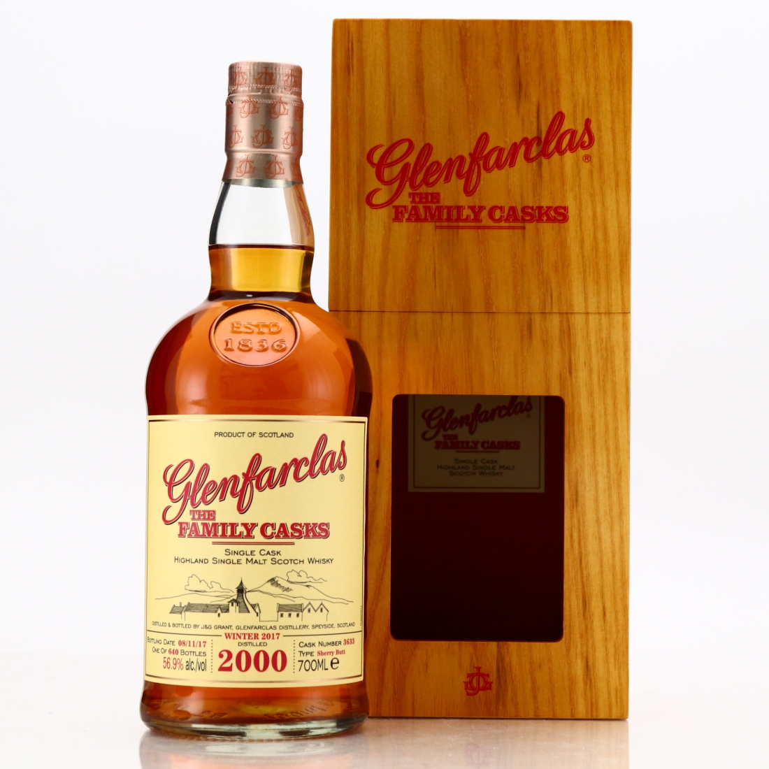 Glenfarclas 2000 Family Cask #3633 / Winter 2017